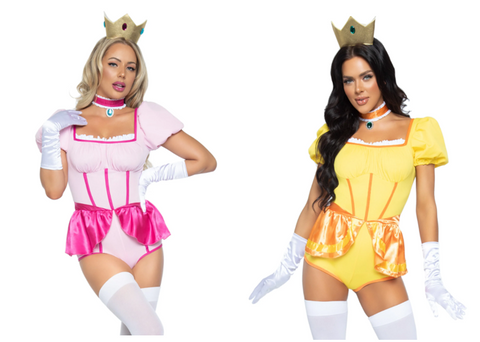 Princess peach and daisy costume