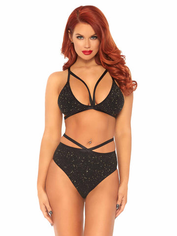 Shimmer Bra and Panty Set