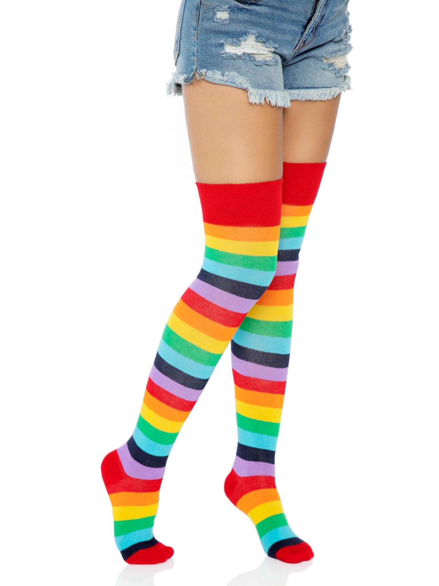 Cherry Rainbow Thigh High Stockings, Hosiery | Leg Avenue
