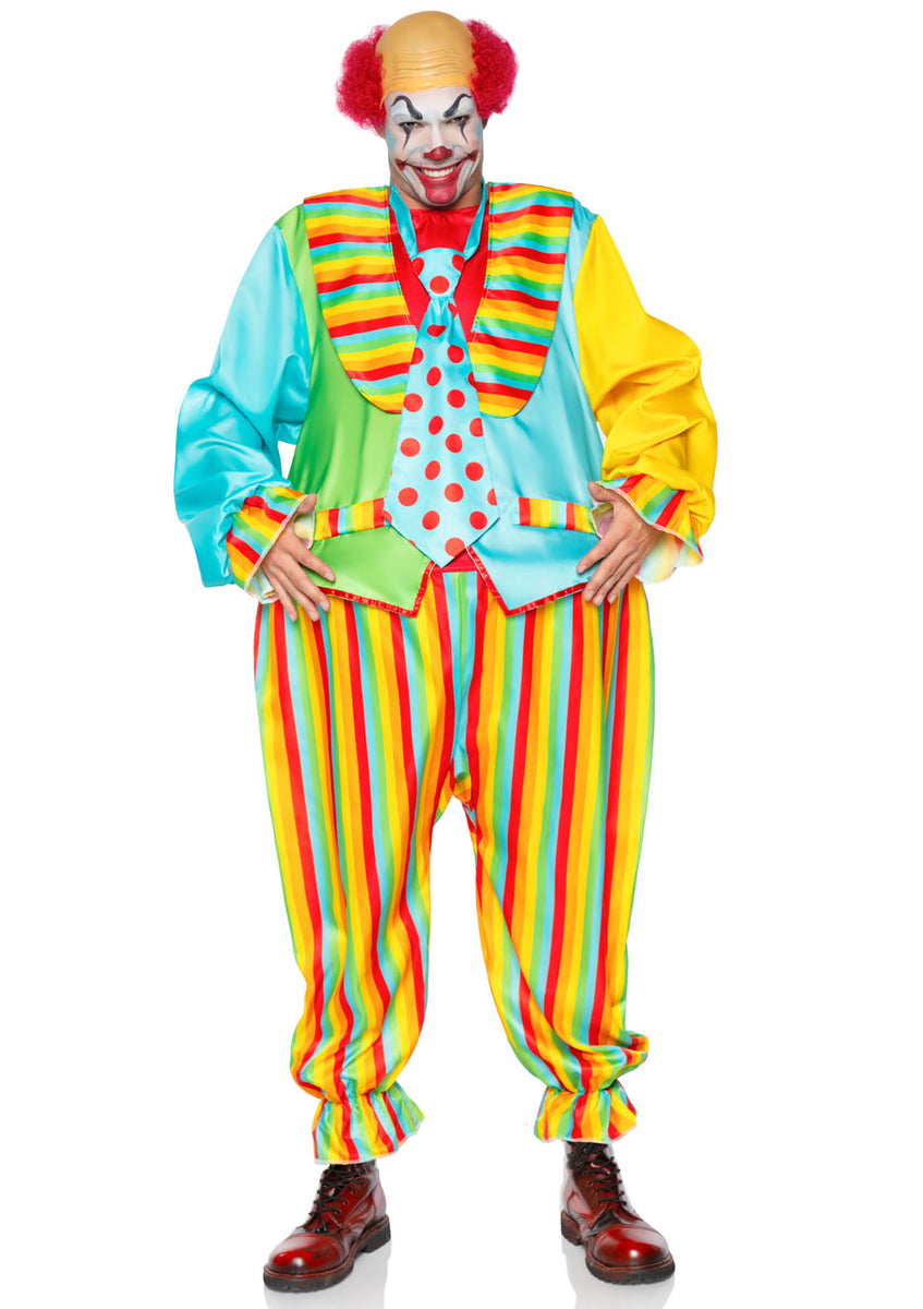 Circus Clown Costume, Men's Halloween Costume | Leg Avenue