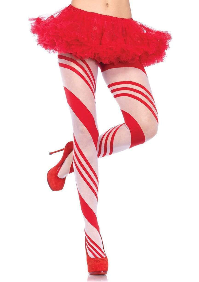 Sheer Candy Striped Tights Womens Sexy Hosiery Leg Avenue