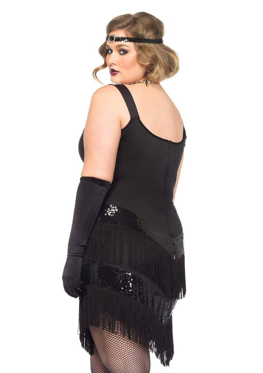 Plus Glamour Flapper Costume Womens Plus Size Costumes Leg Avenue 4025