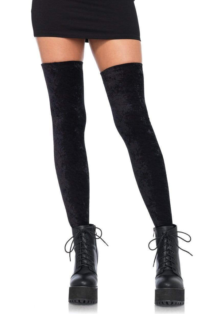 Velvet Thigh High Stockings Womens Hosiery Leg Avenue