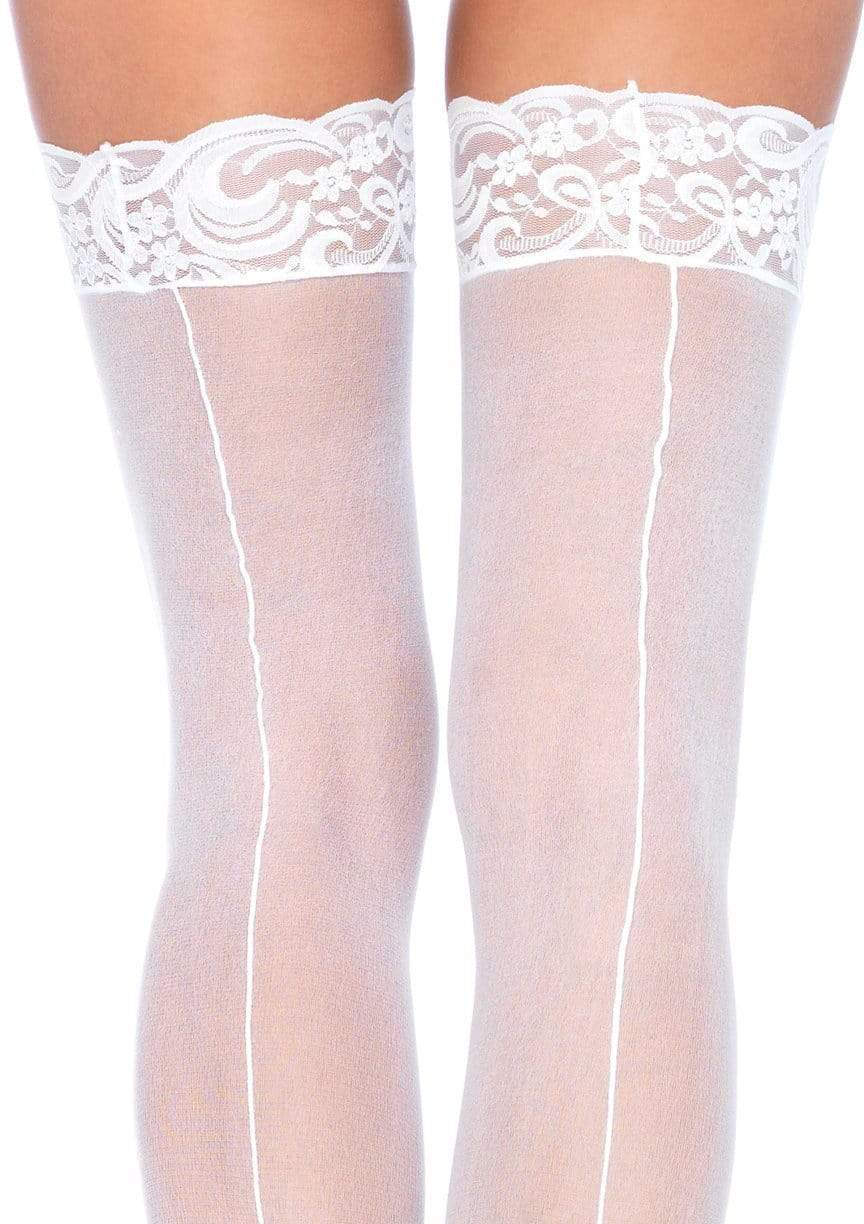 Thigh High Plus Size Stockings Backseam Hosiery Leg Avenue