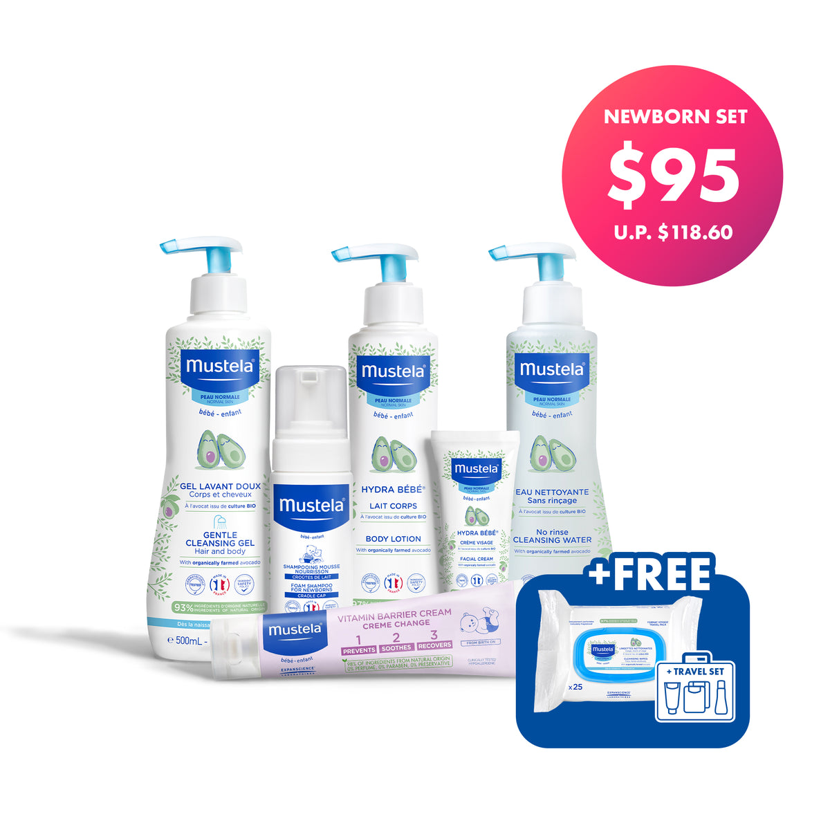 Mustela Newborn Essential Set - ouimama.sg