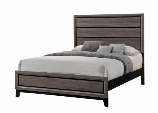 Grey Oak Collection 4pc Bedroom Set - Absolute Home ...