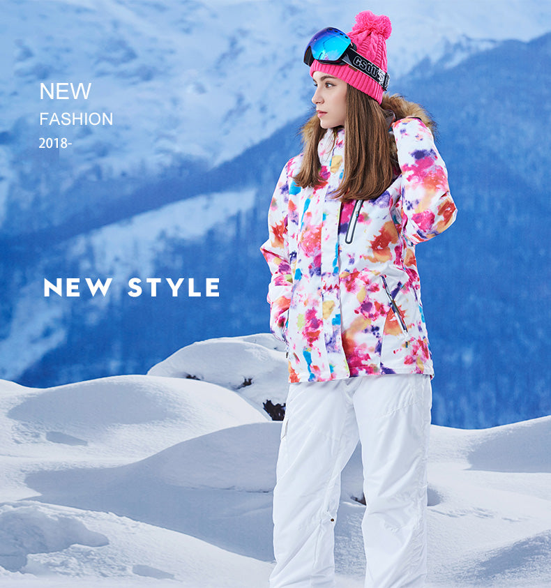 Gsou Snow Women's Colorful10K Waterproof and Windproof Ski/Snowboard ...