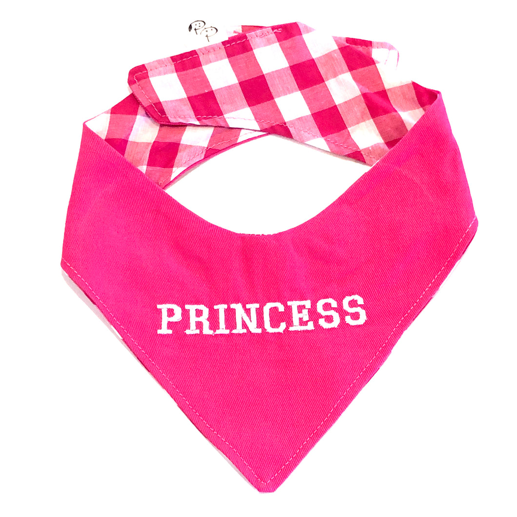 pink dog bandana