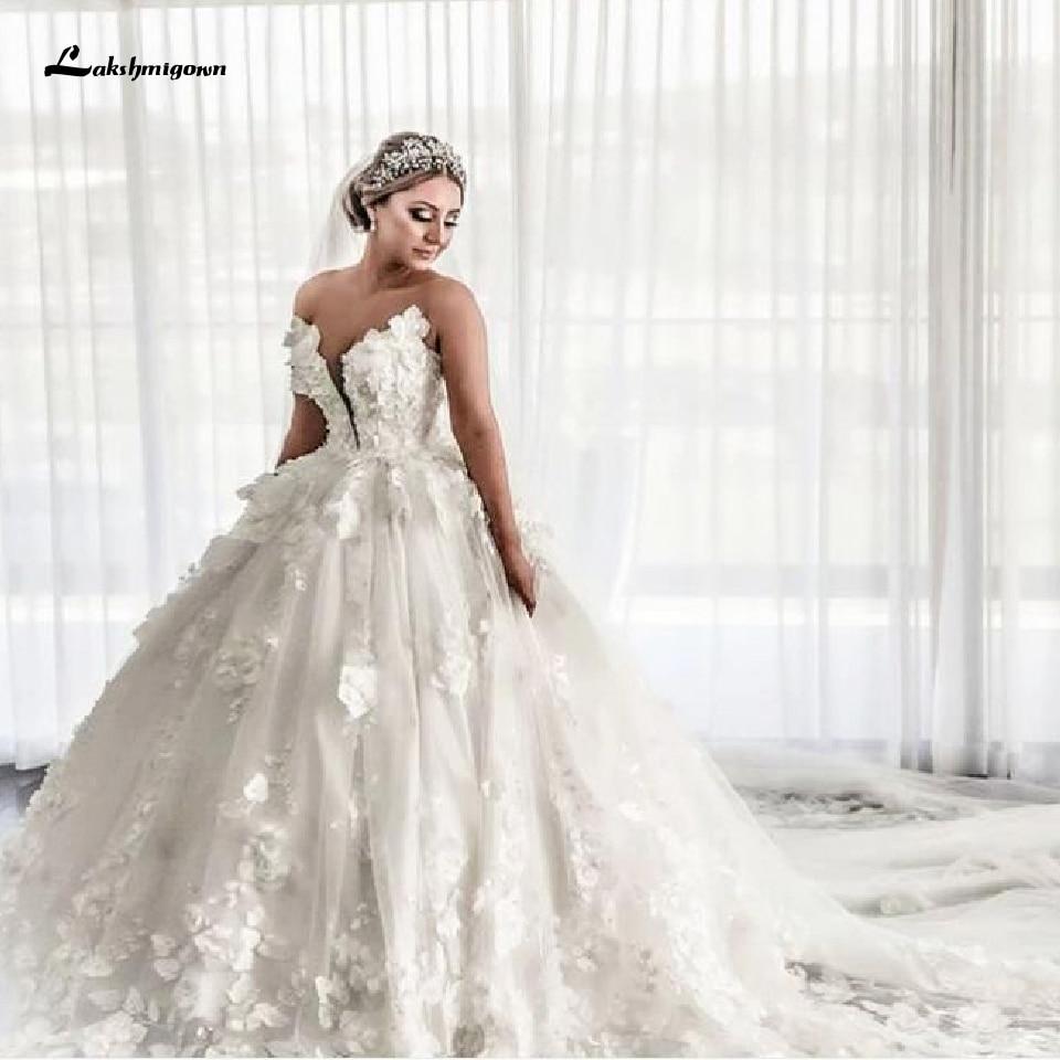 Ball Gown Wedding Dress Women Off Shoulder Long Train – ROYCEBRIDAL ...