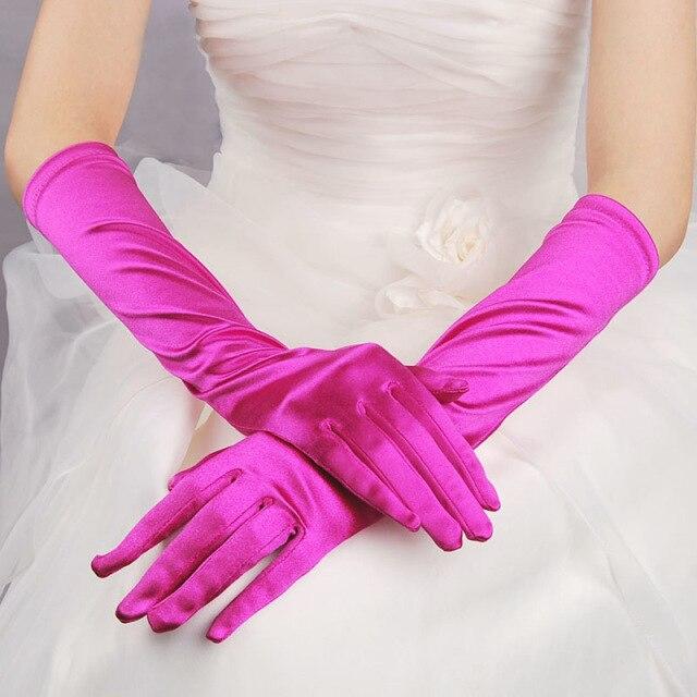 Gothic Satin Wedding Hand Glove Sexy Bridal Gloves Women Roycebridal Official Store 5515