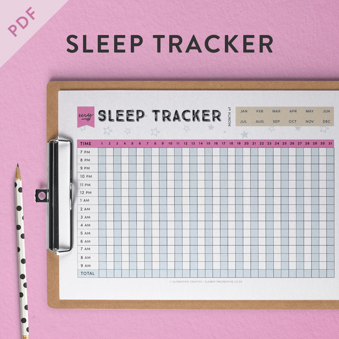 free sleep tracker printable