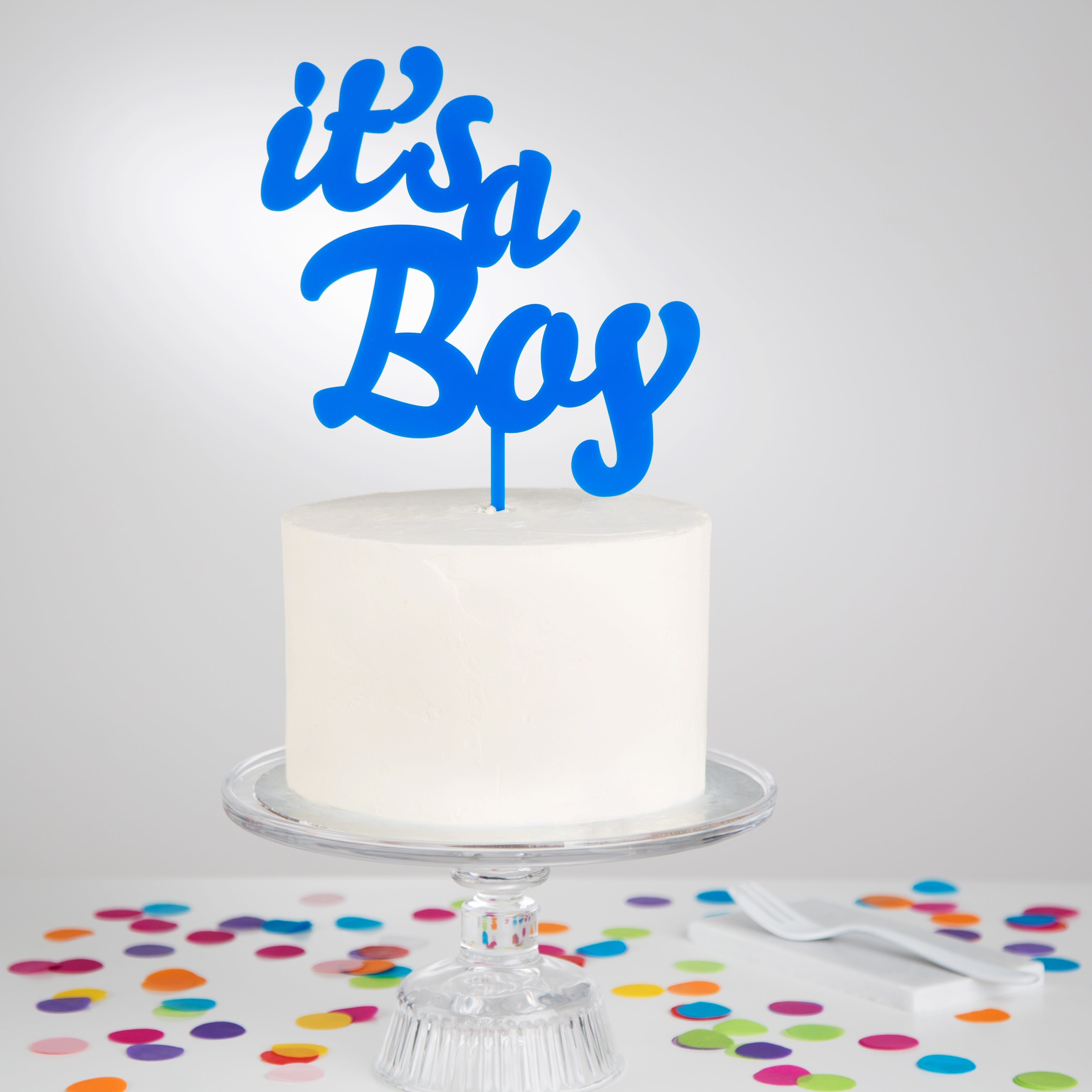 It's A Girl Or Boy Cake Topper | Twenty-Seven