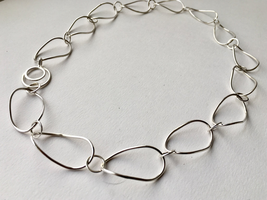 Twisted Petal Silver Chain – Wyckoff Smith Jewellery