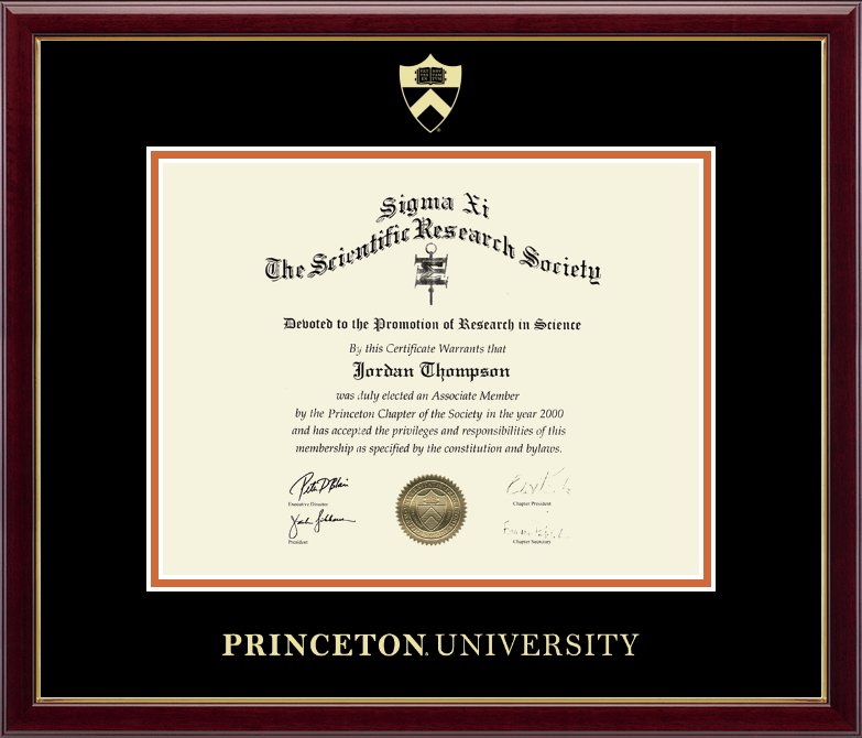 Embossed Gallery Diploma Frame The Princeton University Store