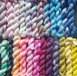 mini skein yarns rainbow