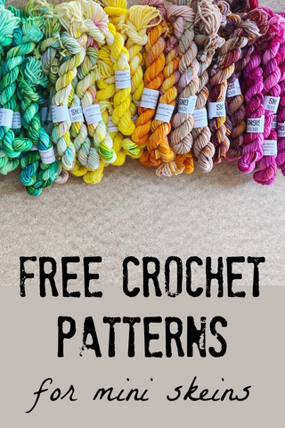 free crochet patterns for mini skeins