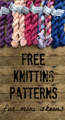 knitting patterns for mini skeins