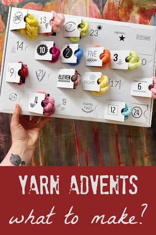 what to make with yarn advent calendars