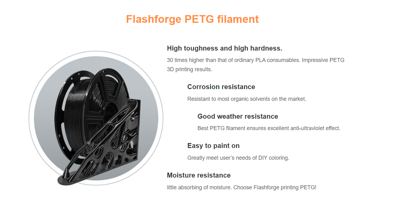 FlashForge PETG Filament