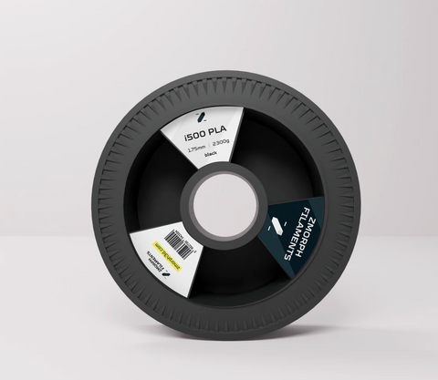 ZMORPH 1.75MM PLA FILAMENT - 2.3KG SPOOL FOR I500 - BLACK