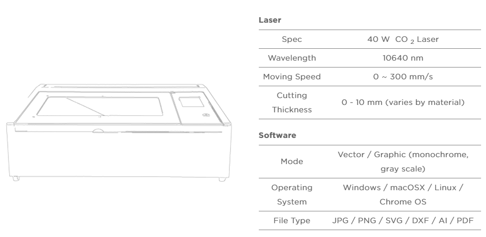 Beambox Desktop Laser Cutter & Engraver