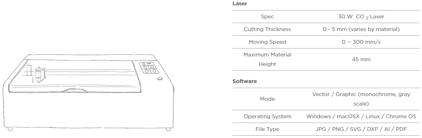 Beamo Desktop Laser Cutter & Engraver