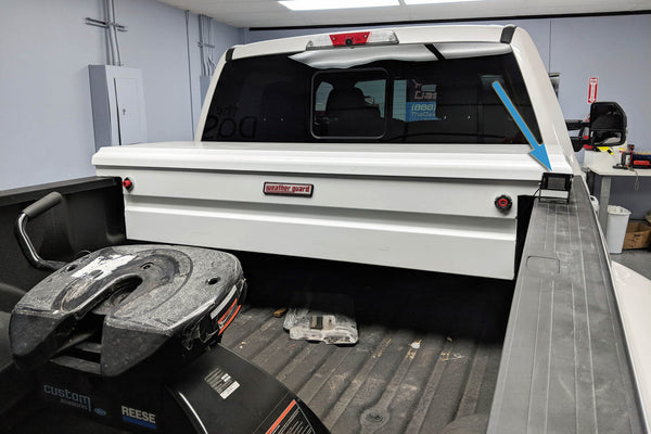 BlackVue ERC110F-C Exterior Camera Mounted On Truck Bed