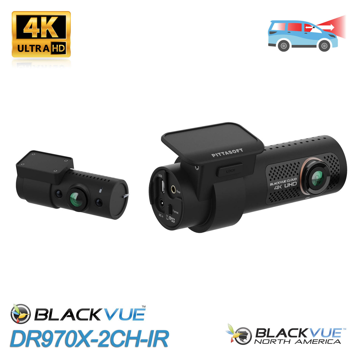 BlackVue DR970X-2CH-IR 4K Cloud-Ready Dash Cam – BlackVue North America