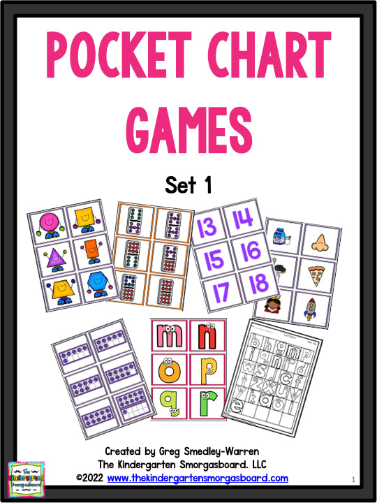 Makkelijk te lezen Rudyard Kipling Ban Pocket Chart Concentration Games: Set 1 – The Kindergarten Smorgasboard  Online Store