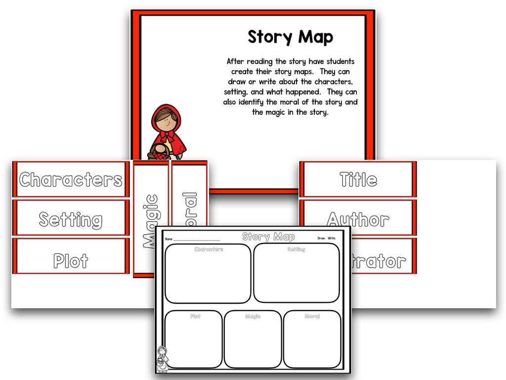 Read It Up Fairy Tales Little Red Riding Hood The Kindergarten Smorgasboard Online Store