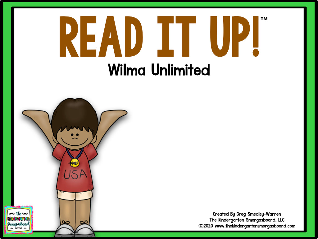 Read It Up! Wilma Unlimited – The Kindergarten Smorgasboard Online Store
