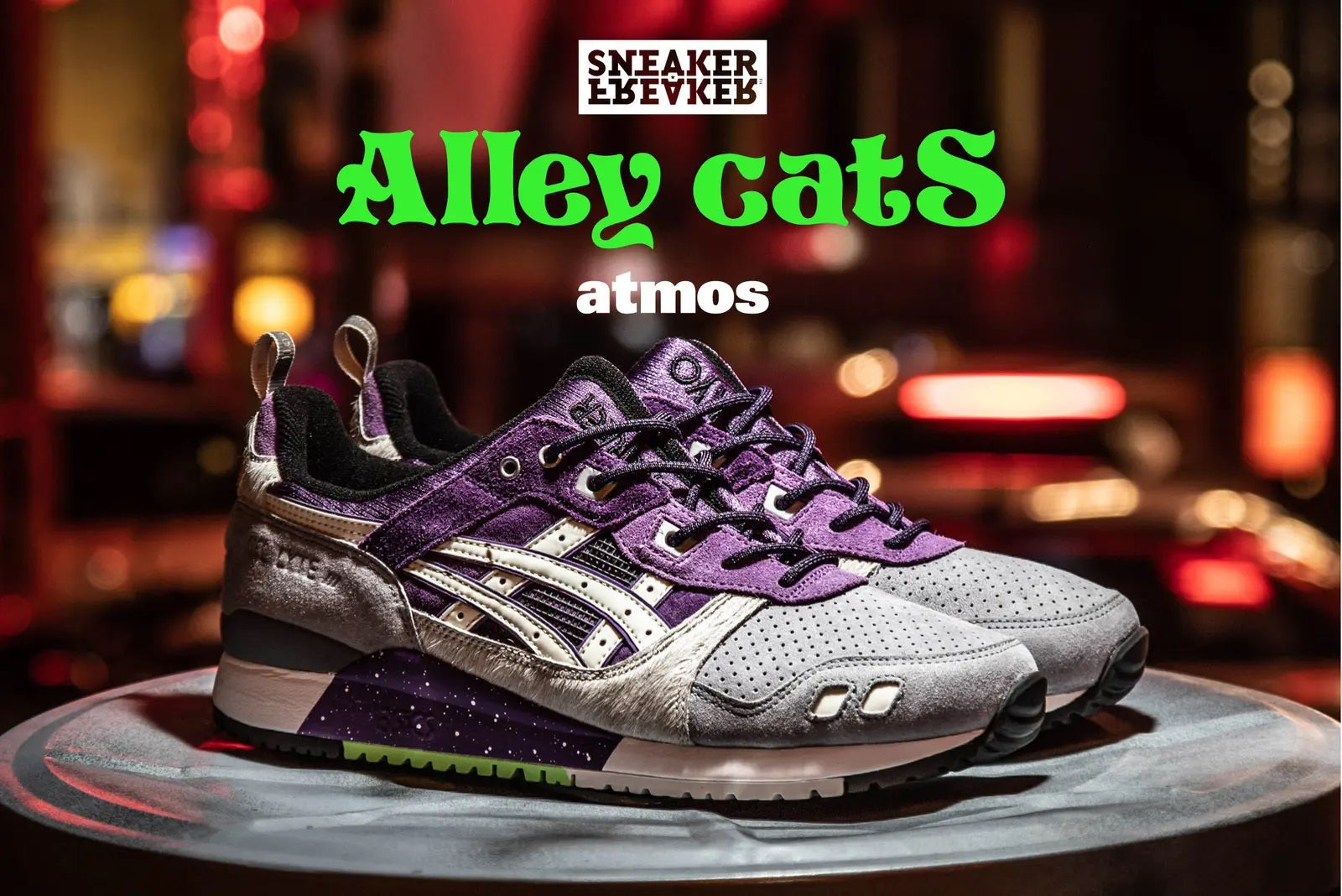 zapatillas de running ASICS supinador 34.5 - ASICS x Sneaker Freaker x Atmos Gel - Lyte III "Alley Cats" – SerenityshipyardShops