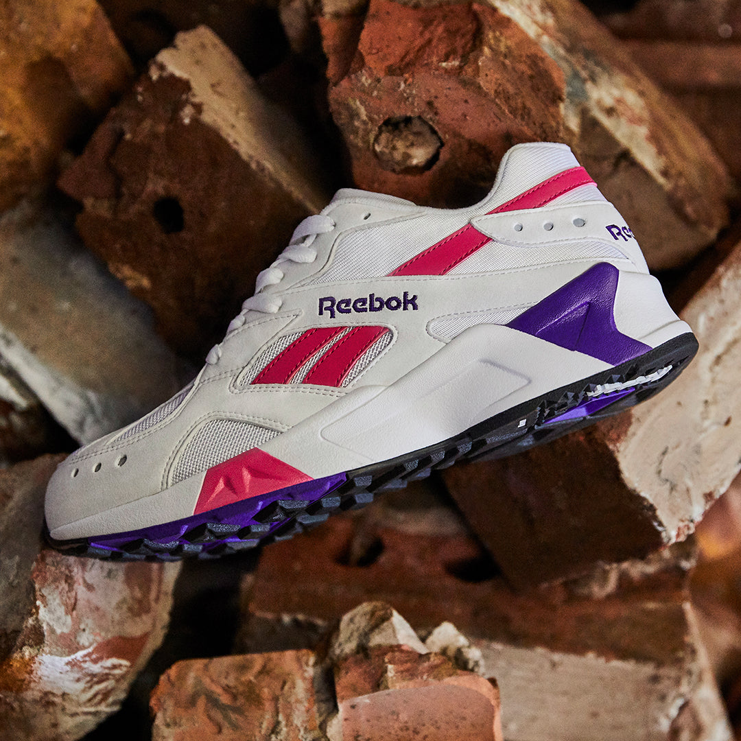 reebok aztrek white pink