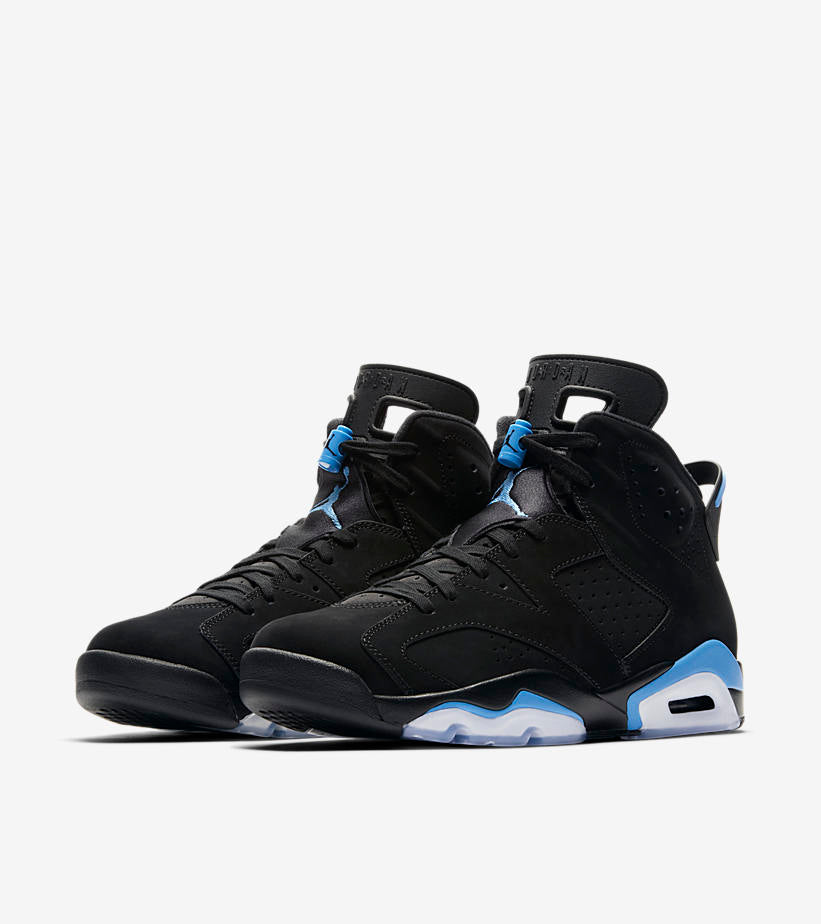 air jordan 6 retro black and blue