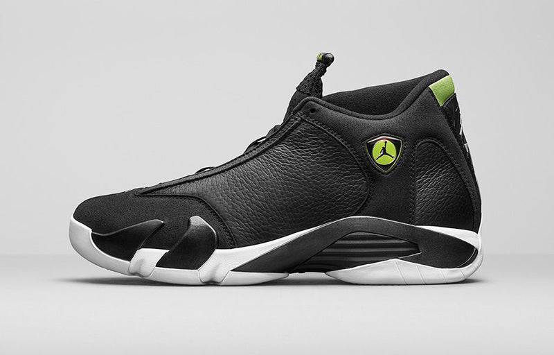 jordan 14 black and green