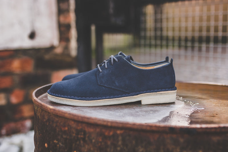 clarks desert london blue