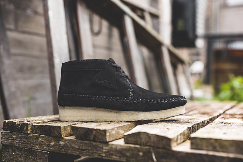 Clarks Weaver Boot “Black Suede”