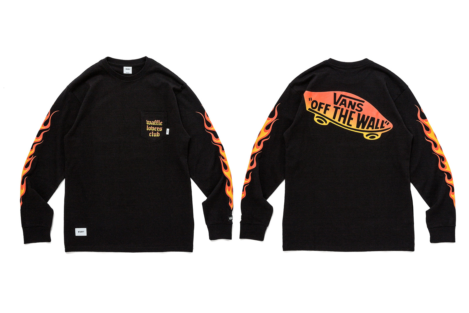 vans flame long sleeve