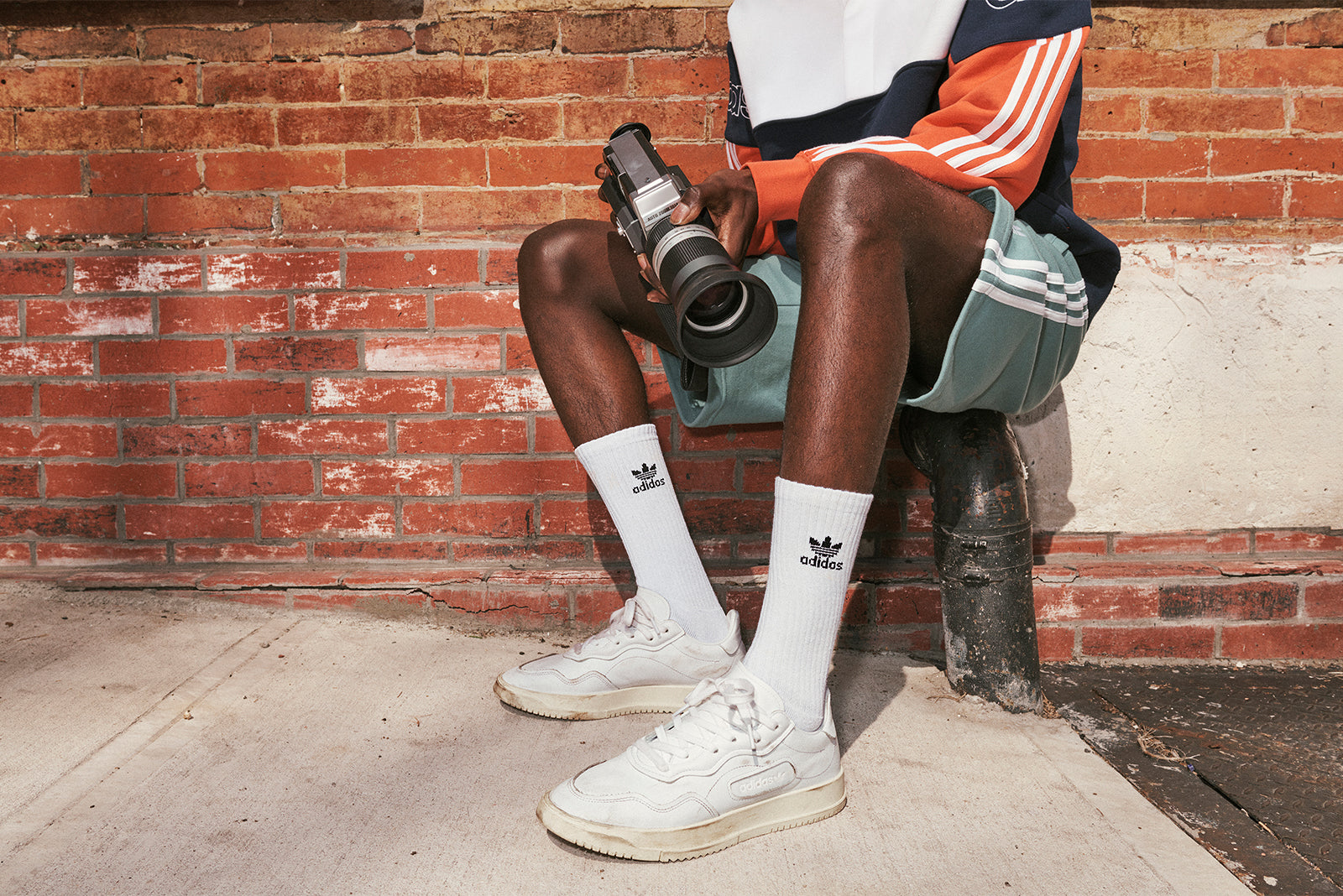 adidas sc premiere off white on feet