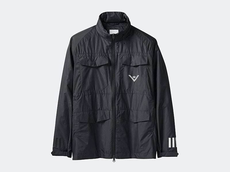 adidas white mountaineering field windbreaker