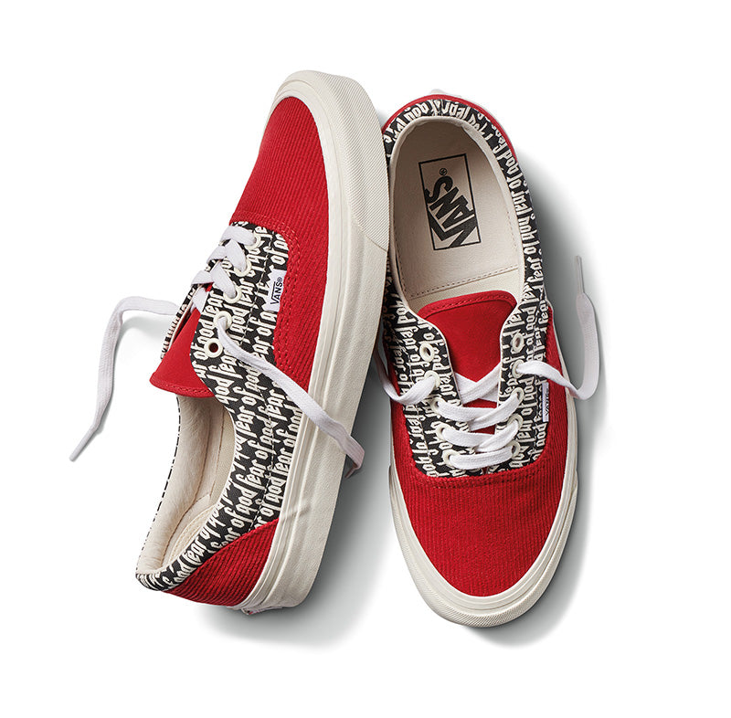 vans x fear of god red