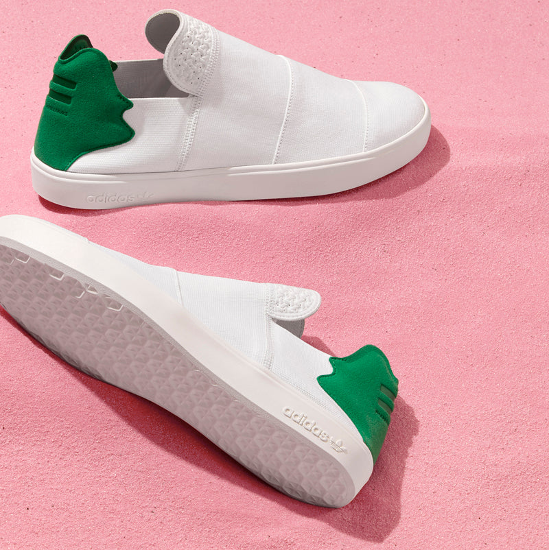 pharrell williams x adidas pink beach