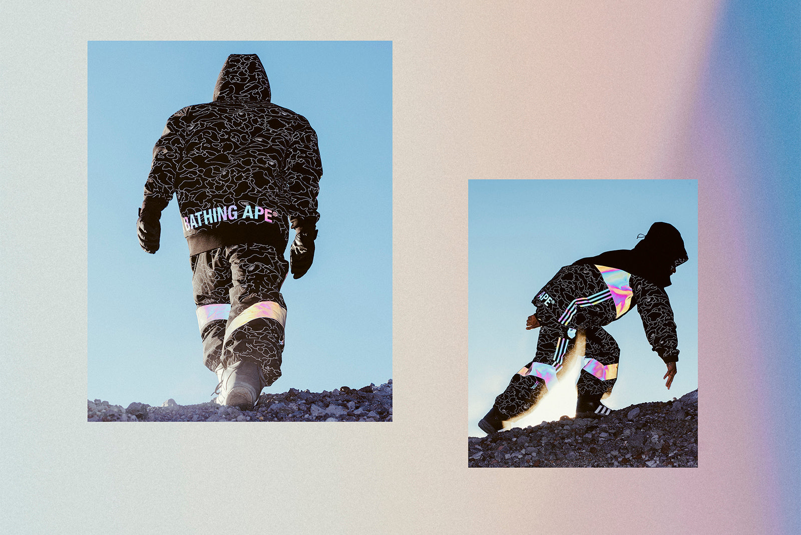 bape x adidas snowboarding hoodie