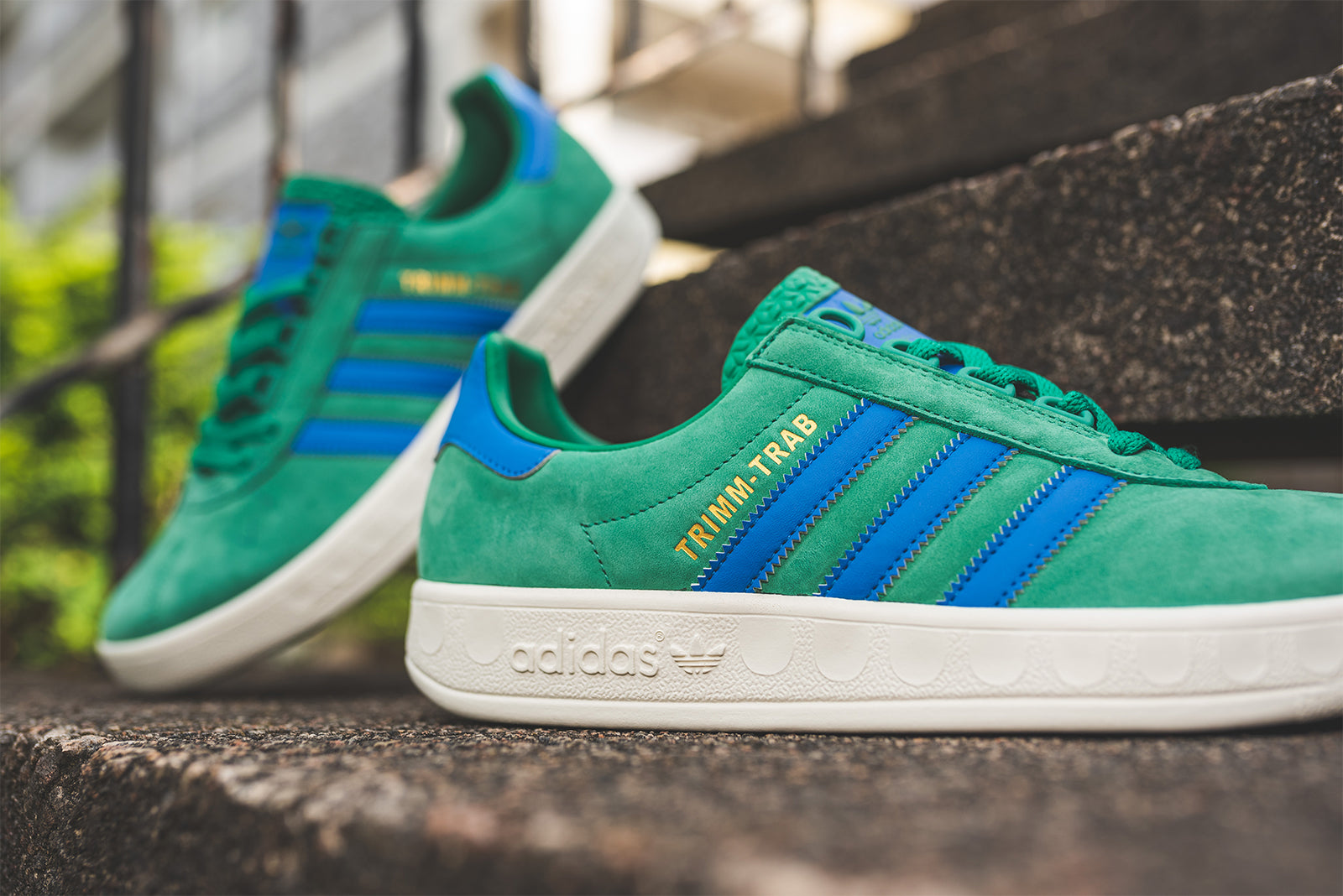 green adidas trimm trab