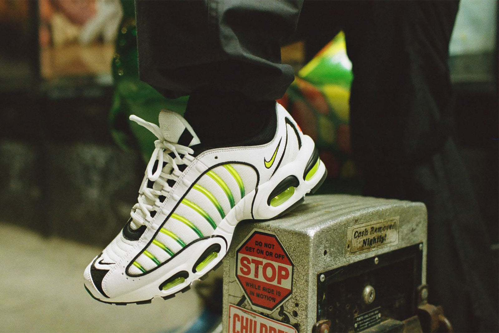 nike air max tailwind 4 verde