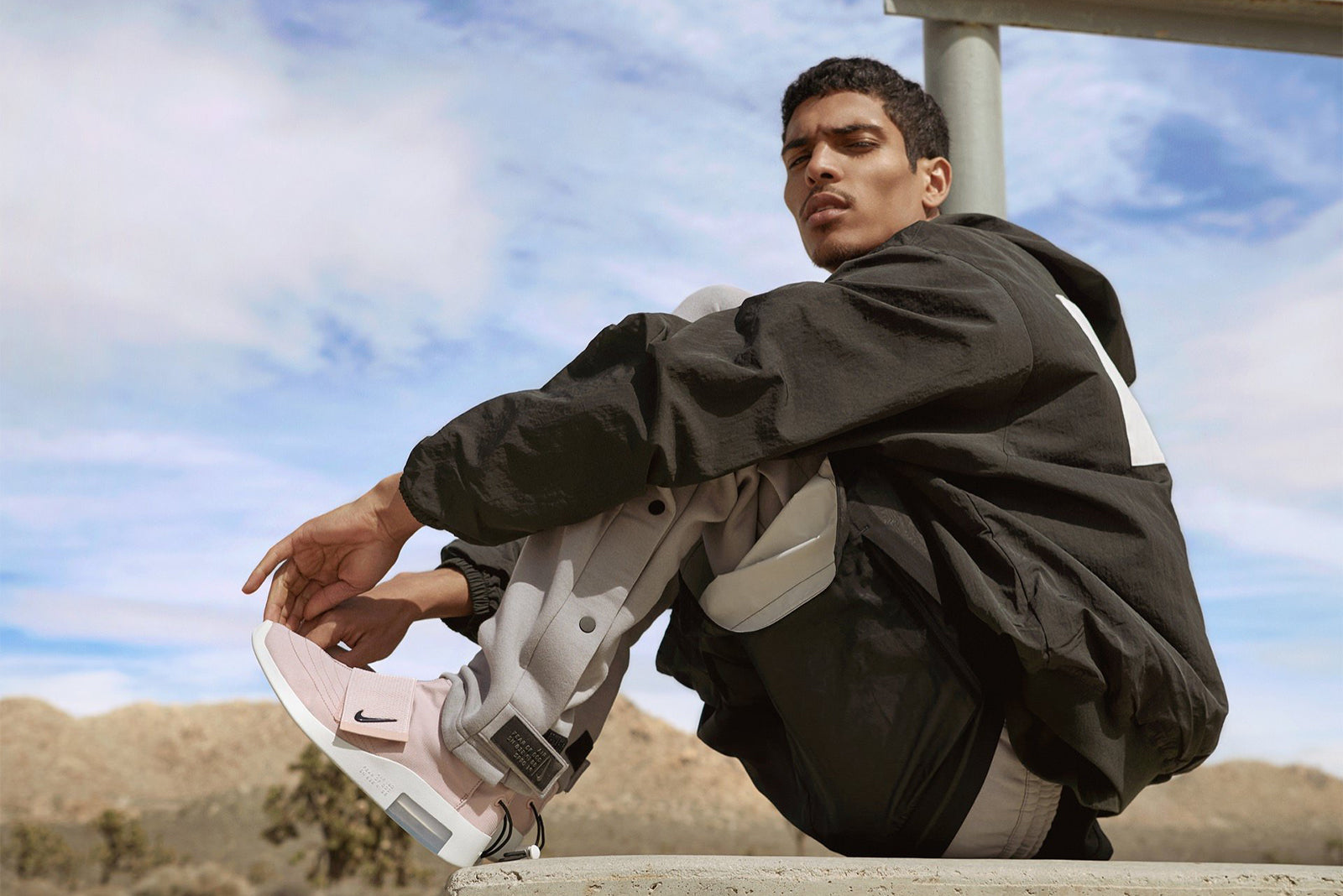 air fear of god black fossil