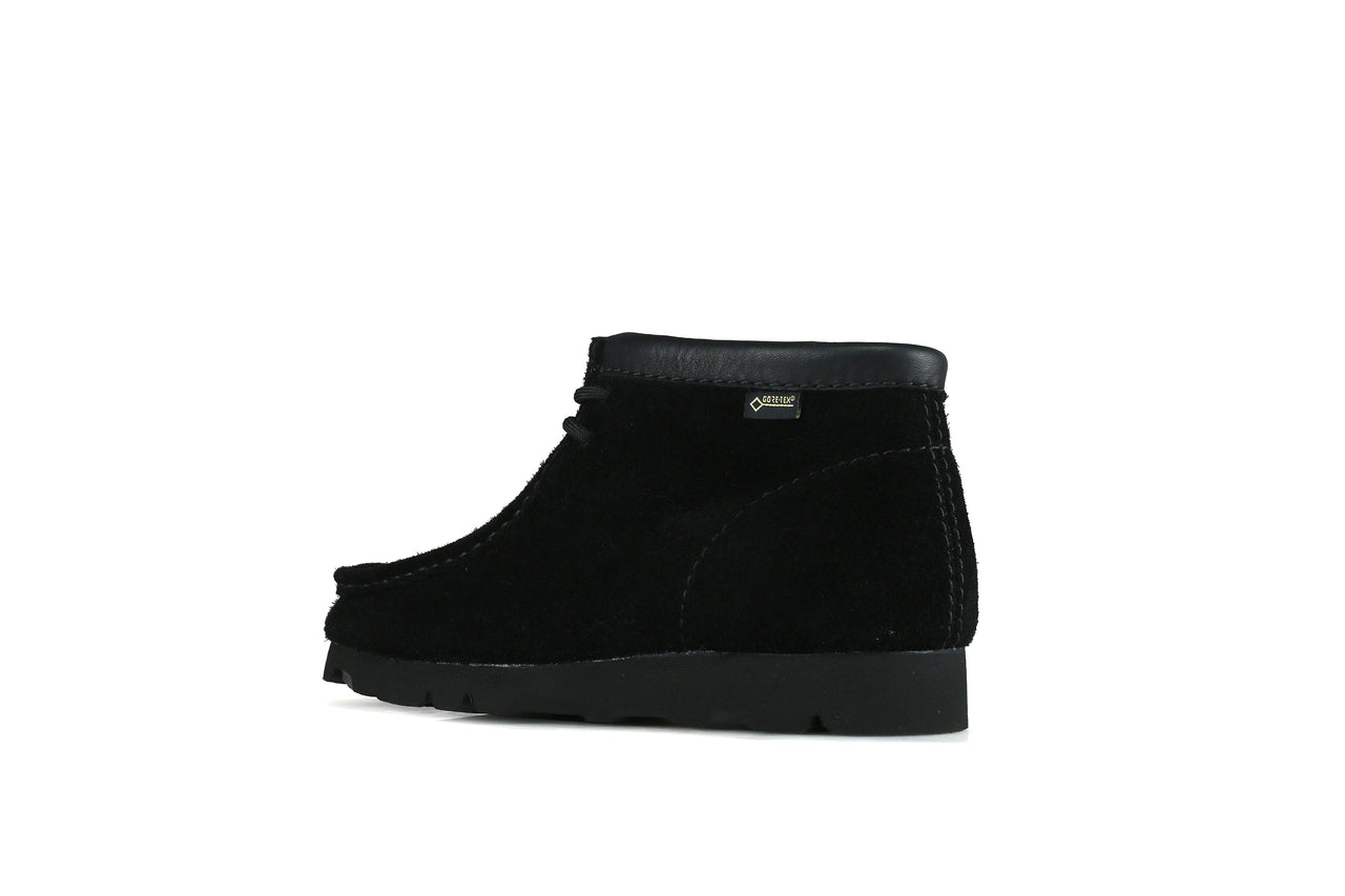 wallabee boot black suede