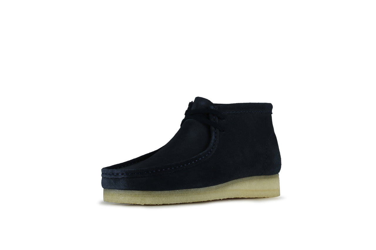 clarks wallabees blue suede