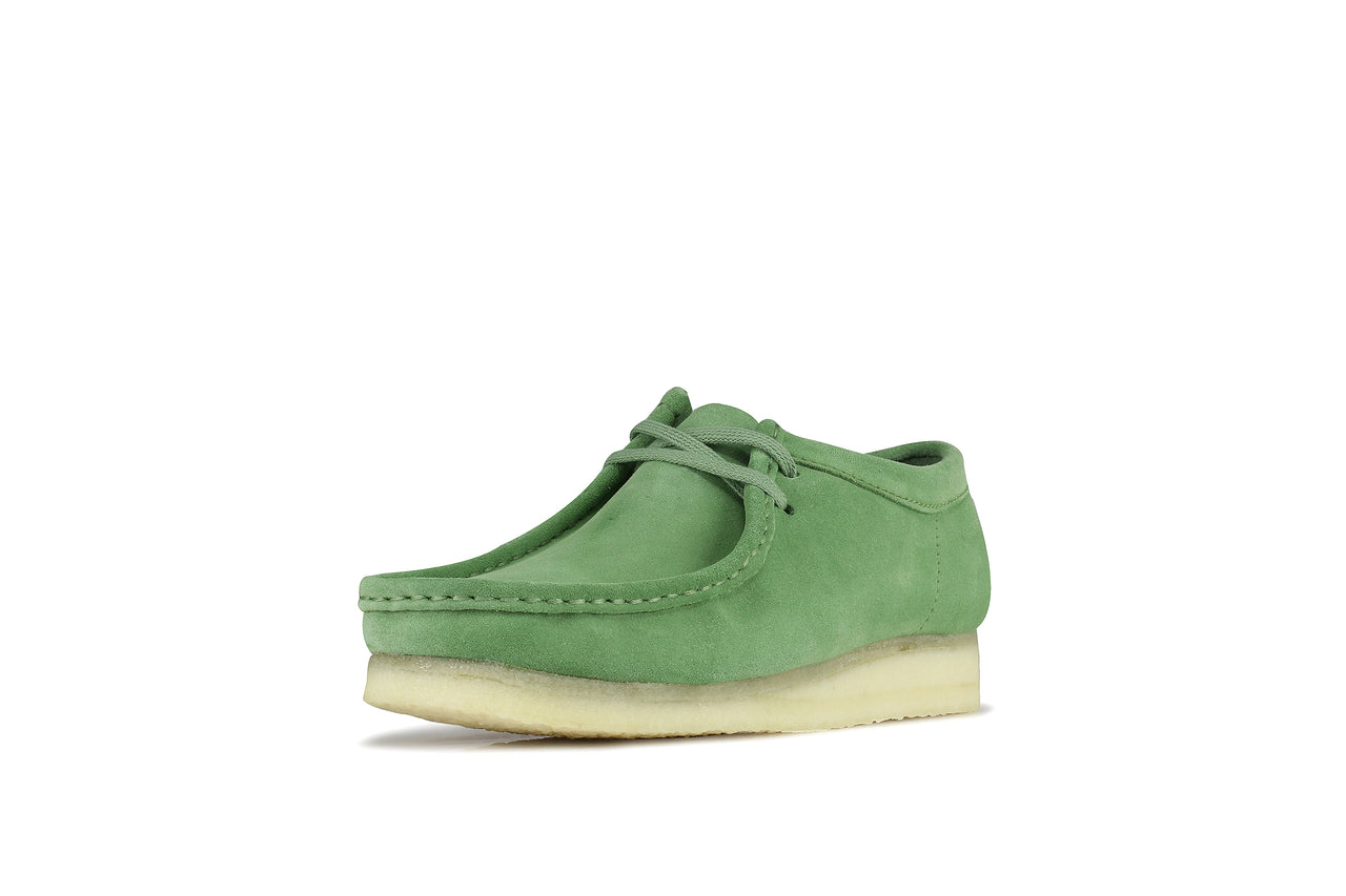 clarks wallabee cactus green