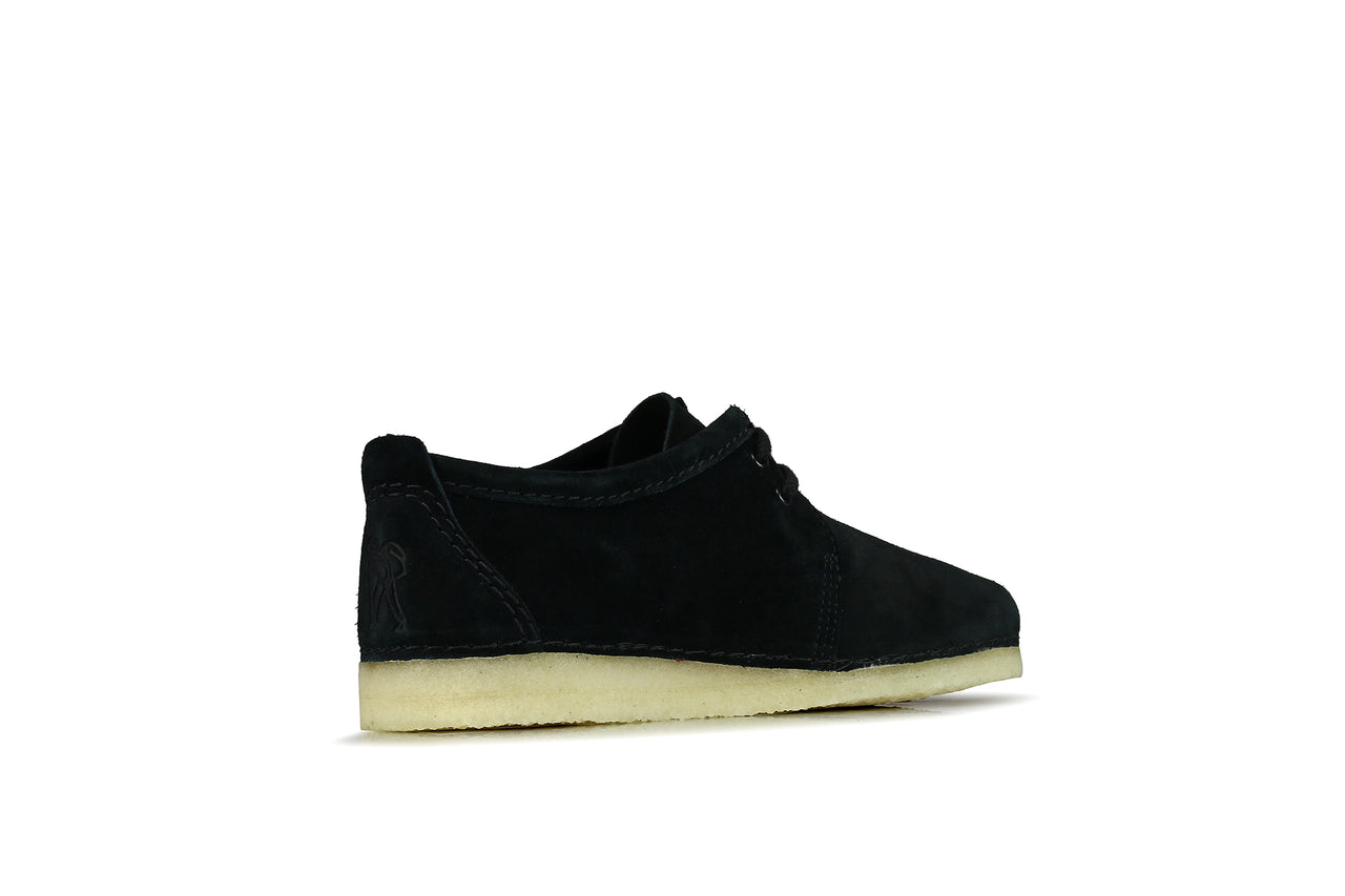 clarks ashton black suede